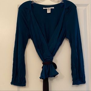 Diane Von Furstenberg Wrap Blouse
